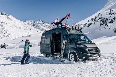 Hammock Topped Cliff 4X4 Adventure Camper Van Opens The Floodgates Of