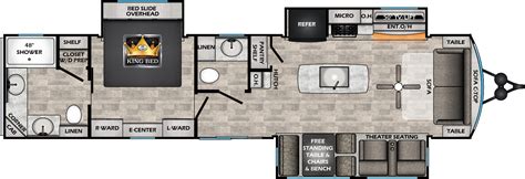 Hampton Destination Trailers Hp372fdb Floorplan Crossroads Rv