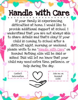 Handle With Care Editable By Selebrate With Steph Tpt