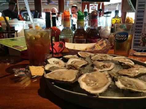 Happy Hour Oysters Picture Of Aj S Seafood Oyster Bar Destin