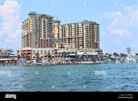 Harborwalk Destin Florida Stock Photo Alamy