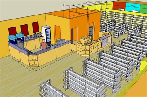 Hardware Store Layout Plan