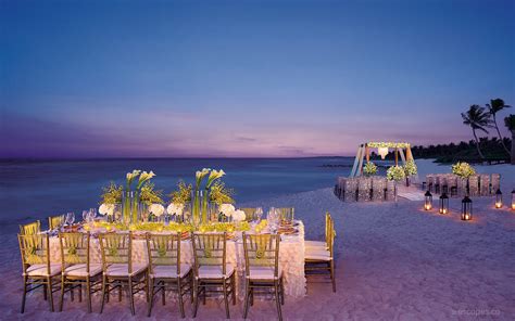 Have Your Wedding On The Sand With Dreams Resorts Spas Romantic