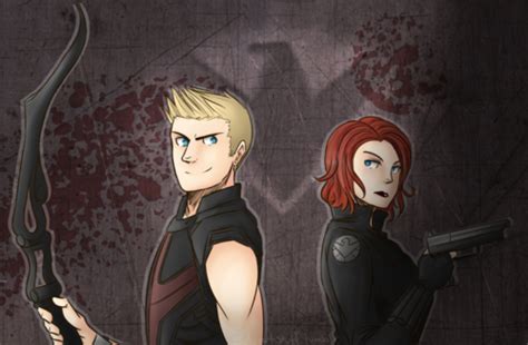 Hawkeye Black Widow Hawkeye Black Widow Fan Art 26487258 Fanpop