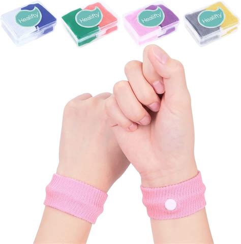 Healifty Sickness Bands 8 Pairs Motion Travel Sickness Bands