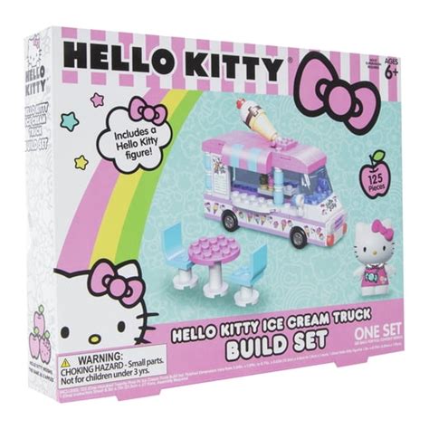 Hello Kitty Ice Cream Truck Build Set Figure Assemble Kitty S