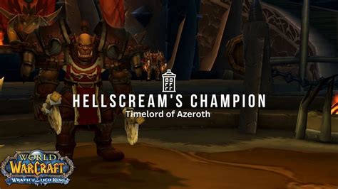 Hellscream S Champion