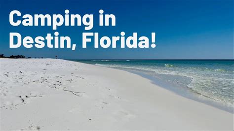 Henderson Beach State Park Campground And Beach Destin Florida Youtube