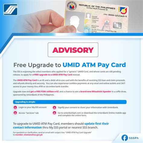 Here S How You Can Upgrade Your Sss Umid Card To Sss Umid Atm Pay Card