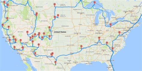 Here S The Optimal Route For Visiting Every National Park In The Lower