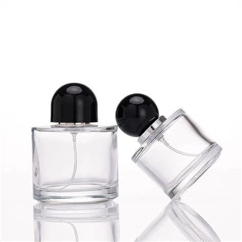 High End Flat Square 30Ml Fine Mist Cosmetic Glass Bottle Travel Size