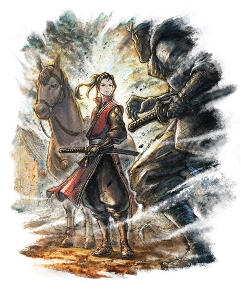 Hikari The Warrior Art Octopath Traveler Ii Art Gallery