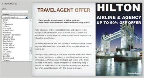 Hilton “Airline – Agency Staff” Travel Industry Rate Offer (Up To 50% Off) | Loyaltylobby