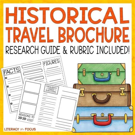 Historical Travel Brochure And Research Project Literacy In Focus