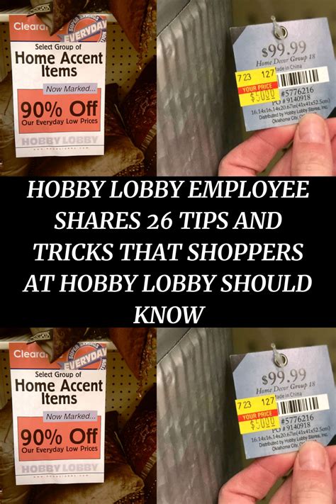 Hobby Lobby Employee Shares 26 Tips And Tricks That Shoppers At Hobby