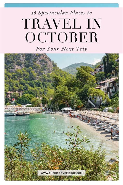 Holiday Destinations October