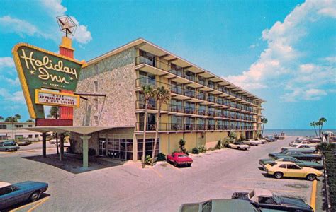 Holiday Inn Daytona Beach Fl Lileks James Motel Postcards Florida Old Florida