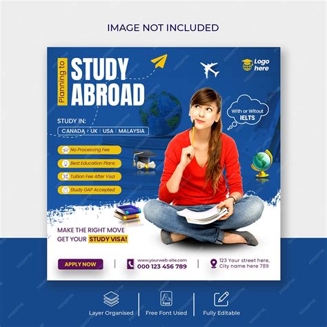 Home Marketing Studies Overseas Education Education Poster