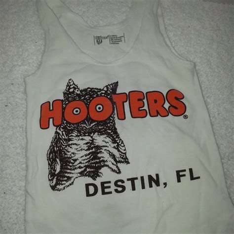 Hooters Waitress Uniform Tank Top Destin Store Worn Gem