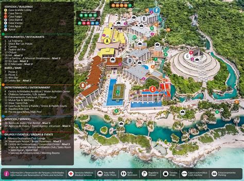 Hotel Xcaret Mexico Map Rvbangarang Org