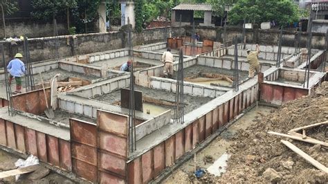 House Foundation Construction In Pakistan House Foundation Step By