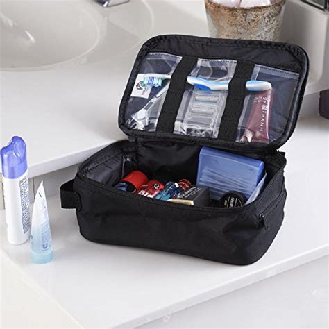 Household Essentials 6706 Grooming Toiletry Travel Bag Organizer For