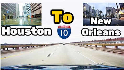 Houston Tx To New Orleans La I 10 Interstate 10 Usa Youtube