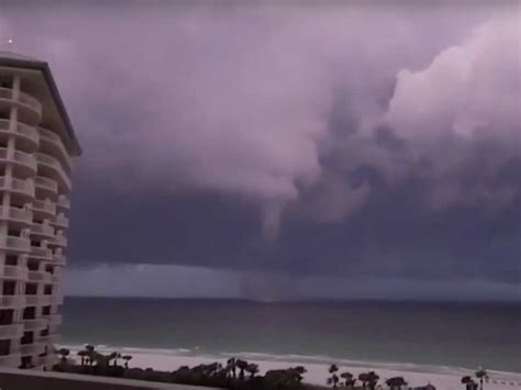 How A Spectacular Waterspout Formed In Destin Florida Npr