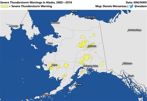 How Common Are Severe Thunderstorms In Alaska