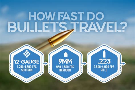 How Fast Do Bullets Travel Wideners Shooting Hunting Gun Blog