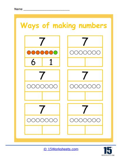 How Many Ways To Make Six