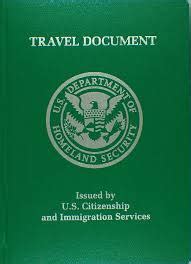 Green Card Travel Document Fee