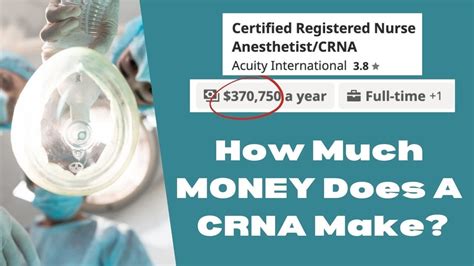 How Much Money Does A Crna Make Crna Salary 2022 Youtube