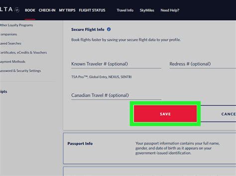 How To Add A Tsa Precheck Number To Delta Bookings