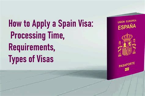 How To Apply A Spain Visa Processing Time Requirements Types Of Visas