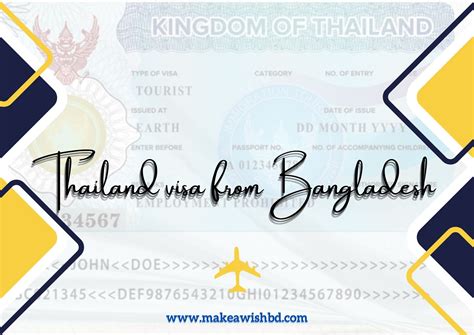 How To Apply Thailand Visa From Bangladesh Make A Wish