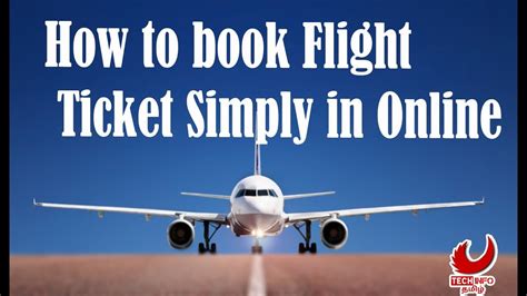 How To Book Airline Ticket Youtube