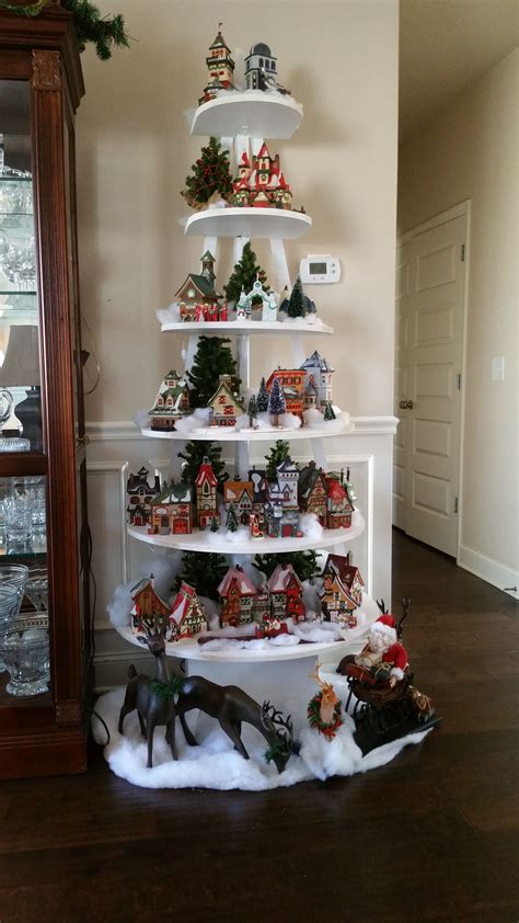 How To Build A Christmas Village Tree At William Oller Blog