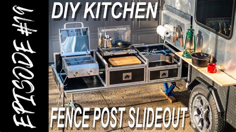 How To Build A Travel Trailer Diy Slide Out Kitchen Design For Rv