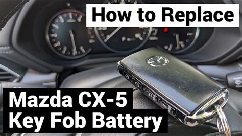 How To Change Battery In Mazda Cx 5 Key Fob Battery Tools