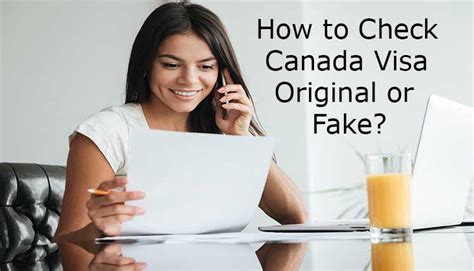 How To Check Canada Visa Original Or Fake