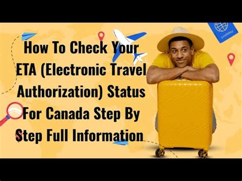 How To Check Canadian Eta Status Youtube