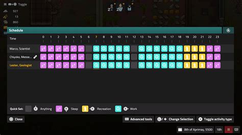 How To Create The Best Schedule In Rimworld Console Edition Gamepur