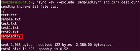 How To Exclude Directory Rsync