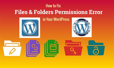 How To Fix File And Folder Permissions Error In Wordpress Wills Blogger