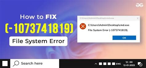 How To Fix File System Error 1073741819 Photos App Wont Open Windows