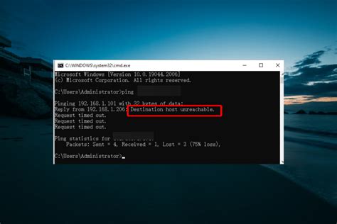 How To Fix Ping Destination Host Unreachable No Packet Loss