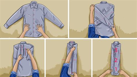 How To Fold A Dress Shirt In 5 Steps Threadcurve