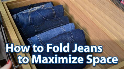 How To Fold Jeans Pant For Travel 2 Best Ways To Fold Your Jeans 2019