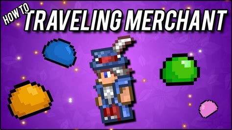 How To Get Traveling Merchant In Terraria Traveling Merchant In